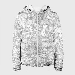 Женская куртка ПЕРСОНАЖИ МАНГА ГЕНШИН ИМПАКТ