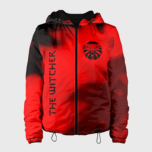 Женская куртка ВЕДЬМАК 3 - Огонь / 3D-Черный – фото 1