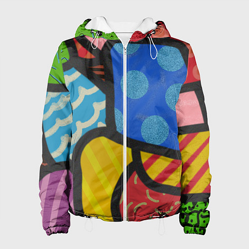 Женская куртка В стиле ромеро бритто / 3D-Белый – фото 1