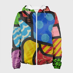 Куртка с капюшоном женская В стиле ромеро бритто, цвет: 3D-белый