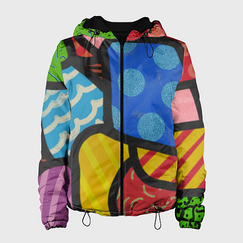 Женская куртка В стиле ромеро бритто / 3D-Черный – фото 1