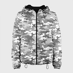 Женская куртка Серый Военный Камуфляж