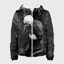 Женская куртка Токийский Гуль Канеки Кен ЧБ