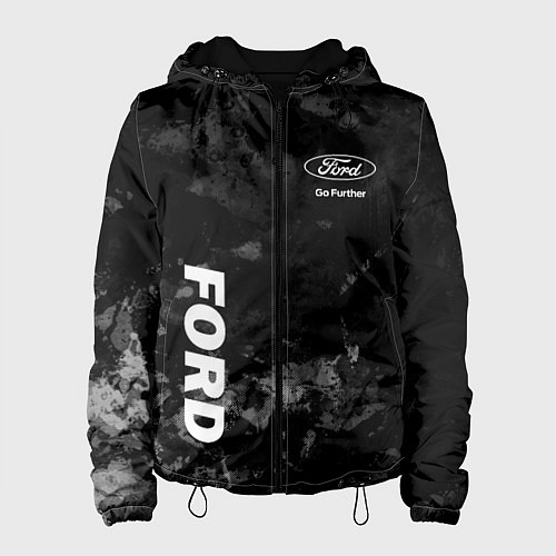 Женская куртка Ford, Форд, Серый фон / 3D-Черный – фото 1