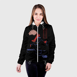 Куртка с капюшоном женская Юдзи art, цвет: 3D-белый — фото 2