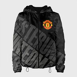 Куртка с капюшоном женская Manchester United , Манчестер Юнайтед, цвет: 3D-черный