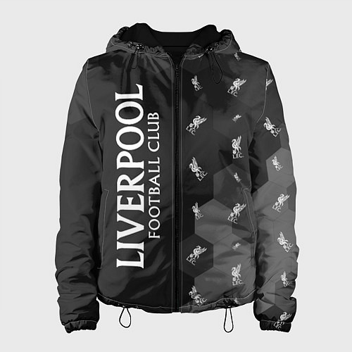 Женская куртка ЛИВЕРПУЛЬ ФК Графика / 3D-Черный – фото 1