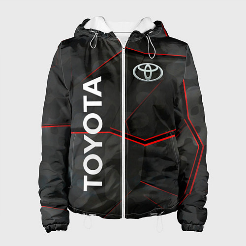 Женская куртка Toyota sport auto / 3D-Белый – фото 1