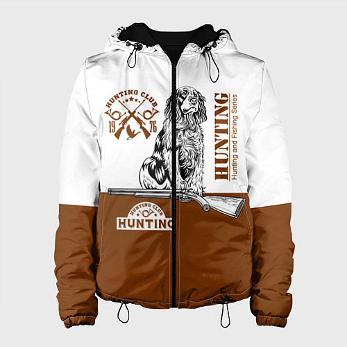 Женская куртка Охотничья Собака / 3D-Черный – фото 1