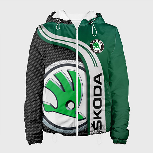 Женская куртка SKODA AUTO ШКОДА АВТО / 3D-Белый – фото 1