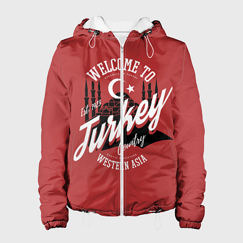 Женская куртка Турция - Turkey / 3D-Белый – фото 1