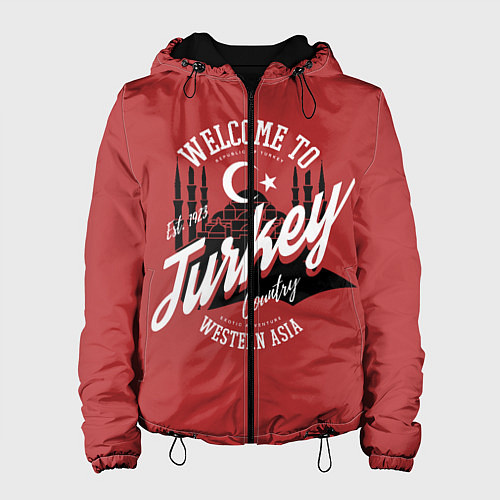 Женская куртка Турция - Turkey / 3D-Черный – фото 1