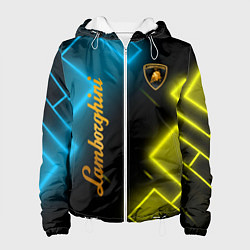 Женская куртка Lamborghini - Неоновые фигуры