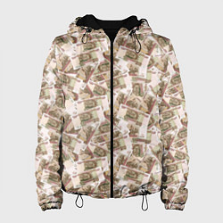 Женская куртка Купюры 100 рублей