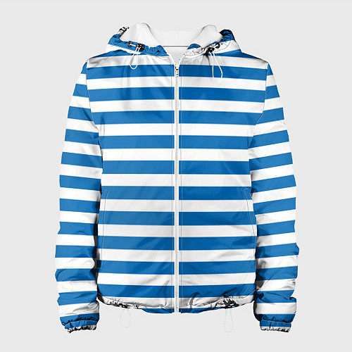 Женская куртка ТЕЛЬНЯШКА ВДВ В ПОЛОСКУ / 3D-Белый – фото 1