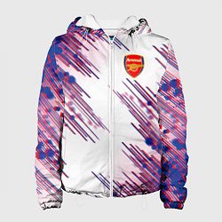 Куртка с капюшоном женская Arsenal mikel arteta, цвет: 3D-белый