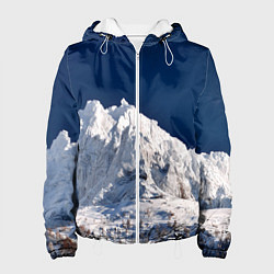 Женская куртка Снежные горы, синие небо