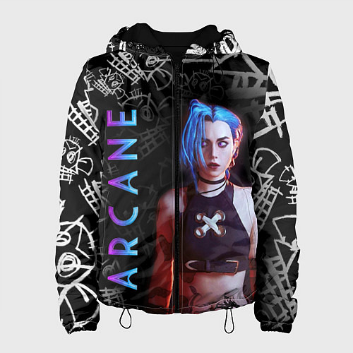 Женская куртка JINX ARCANE / 3D-Черный – фото 1