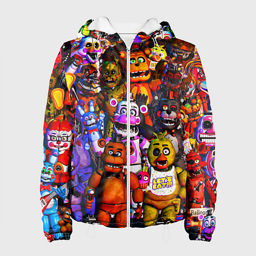 Женская куртка Fnaf UCN / 3D-Белый – фото 1
