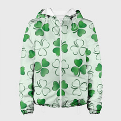 Женская куртка Трехлистный клевер День Св Патрика