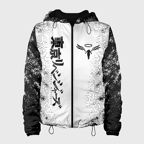 Женская куртка Токийские мстители Tokyo Revengers logo / 3D-Черный – фото 1