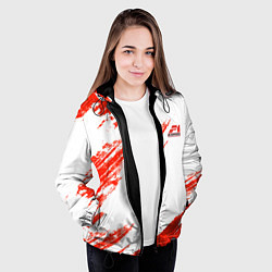 Куртка с капюшоном женская F1 RED SPORT, цвет: 3D-черный — фото 2