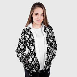 Куртка с капюшоном женская Black Pattern Dope Camo Dope Street Market, цвет: 3D-белый — фото 2