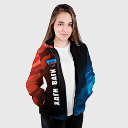 Куртка с капюшоном женская ХАГИ ВАГИ Арт По вертикали, цвет: 3D-черный — фото 2