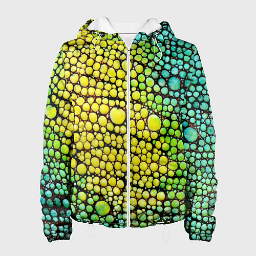 Женская куртка Кожа ящерицы / 3D-Белый – фото 1