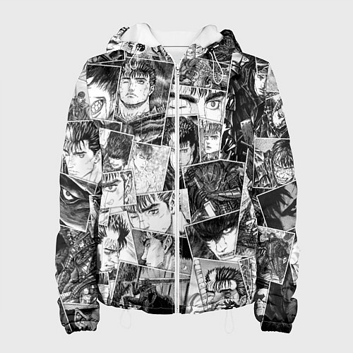 Женская куртка Berserk pattern / 3D-Белый – фото 1