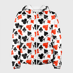 Женская куртка Пика, Черва, Крестя, Бубна