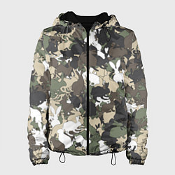 Женская куртка Камуфляж с кроликами