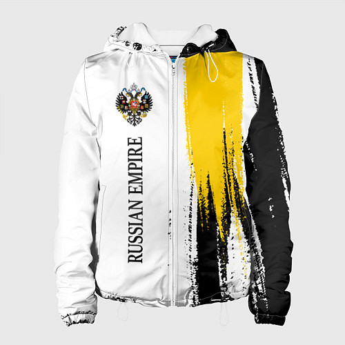 Женская куртка RUSSIAN EMPIRE - ГЕРБ - Краска 6 / 3D-Белый – фото 1
