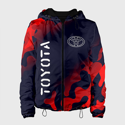 Женская куртка TOYOTA Toyota - Милитари / 3D-Черный – фото 1