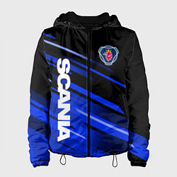 Женская куртка SCANIA ЧЕРНО СИНИЙ