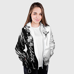 Куртка с капюшоном женская WALHALLA TEAM LOGO BLACK ТОКИЙСКИЕ МСТИТЕЛИ, цвет: 3D-белый — фото 2