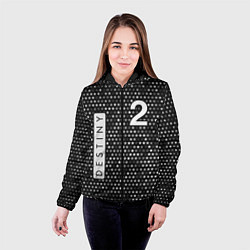 Куртка с капюшоном женская DESTINY 2 Космос, цвет: 3D-черный — фото 2