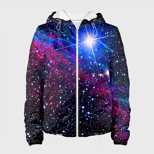 Женская куртка Открытый космос Star Neon / 3D-Белый – фото 1