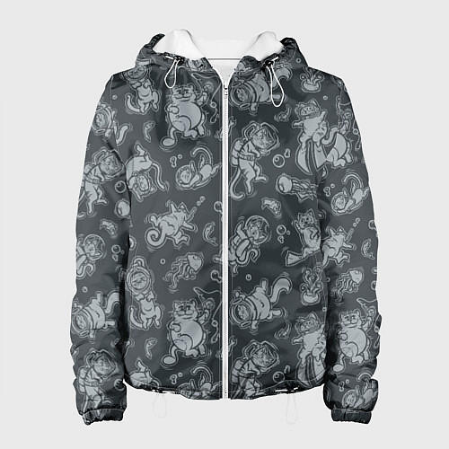 Женская куртка Морские Котики: Черный / 3D-Белый – фото 1