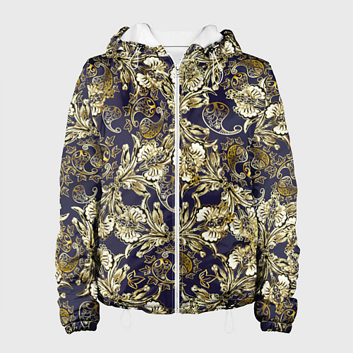 Женская куртка Узоры и листья / 3D-Белый – фото 1