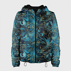 Женская куртка Blue Abstract Узоры