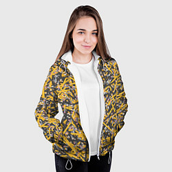 Куртка с капюшоном женская Простые карандаши, цвет: 3D-белый — фото 2
