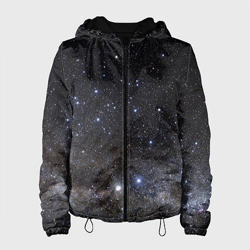 Женская куртка Космический космос / 3D-Черный – фото 1