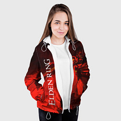 Куртка с капюшоном женская MALENIA - ELDEN RING ЕЛДЕН РИНГ, цвет: 3D-белый — фото 2