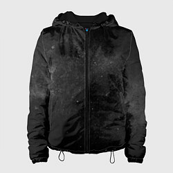 Куртка с капюшоном женская Черный космос black space, цвет: 3D-черный