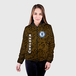 Куртка с капюшоном женская ЧЕЛСИ Chelsea - Звезды, цвет: 3D-черный — фото 2
