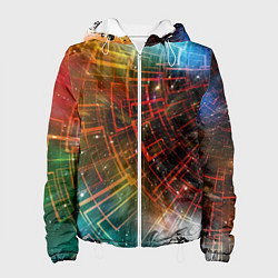 Женская куртка Portal - Neon Space - туннель из энергетических па