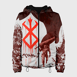 Куртка с капюшоном женская БЕРСЕРК РУБАКА, цвет: 3D-черный