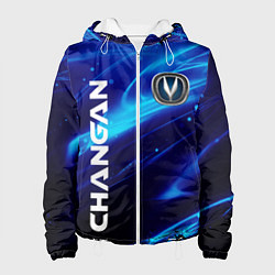 Куртка с капюшоном женская CHANGAN СИЯНИЕ ЧАНГАН, цвет: 3D-белый