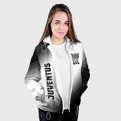 Куртка с капюшоном женская JUVENTUS Juventus Градиент, цвет: 3D-белый — фото 2